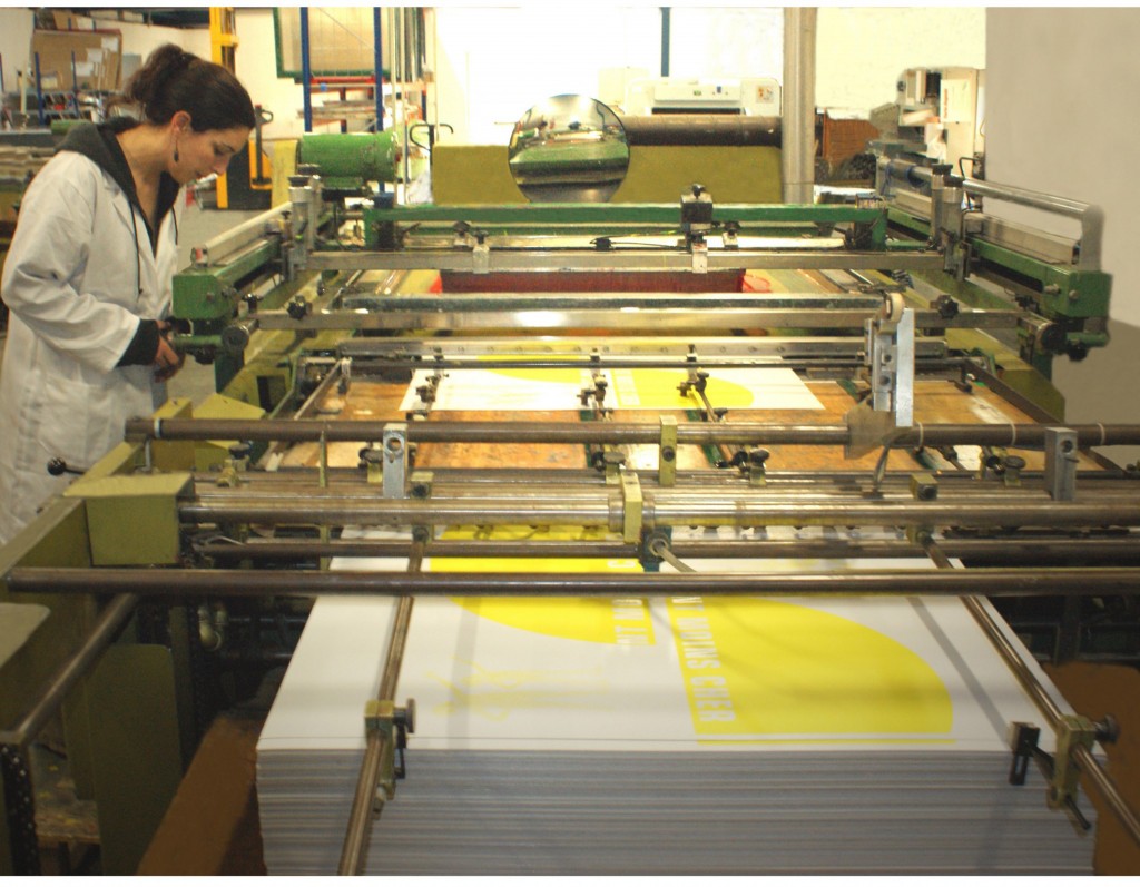 impression en sérigraphie sur carton