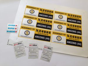 impression adhésifs aluminium