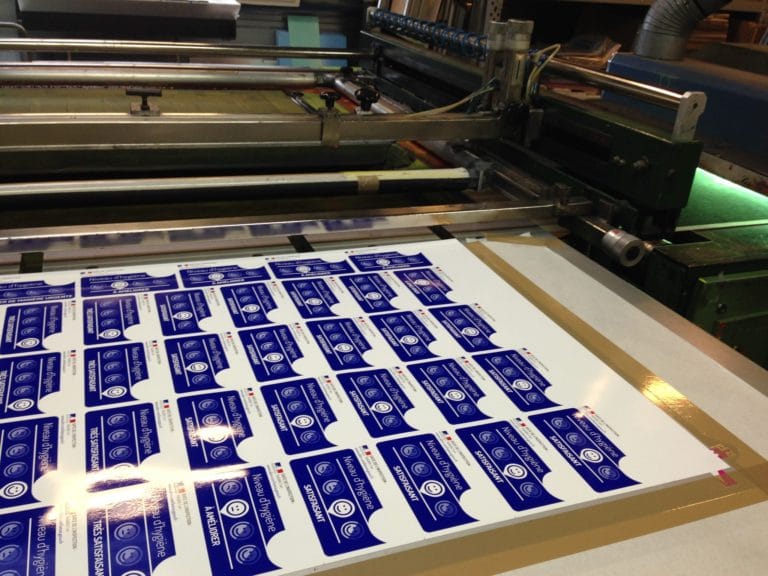 Impression sticker de qualité