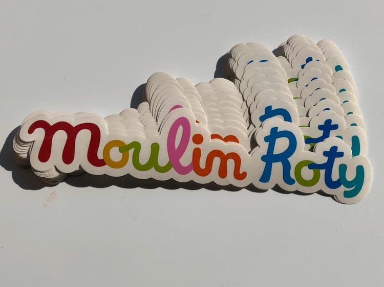 Impression adhésif personnalisé en sérigraphie