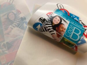 adhésif pour vitrine