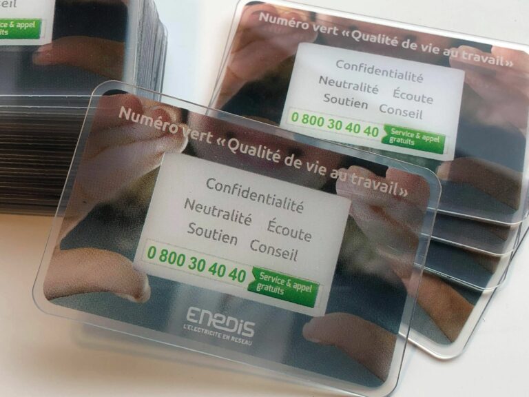 impression carte plastique