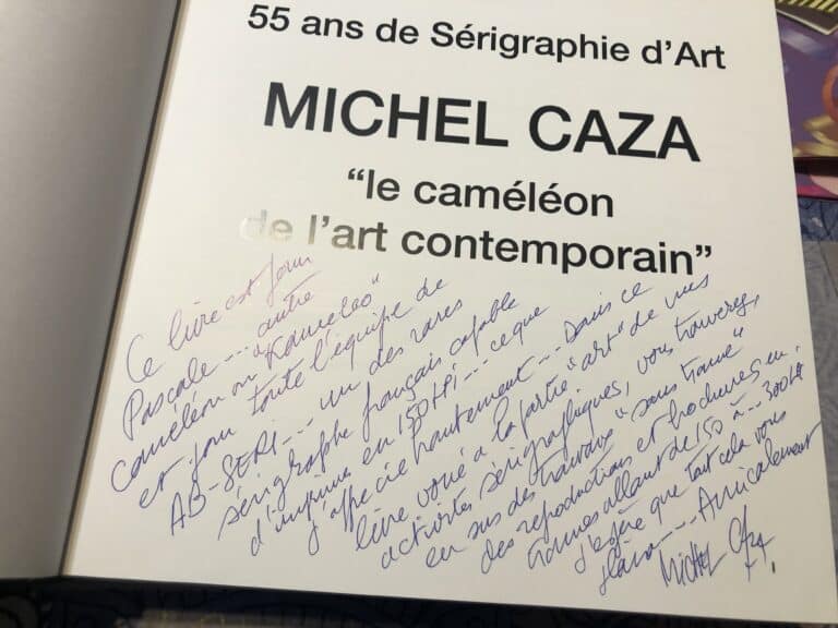 livre serigraphie d'art